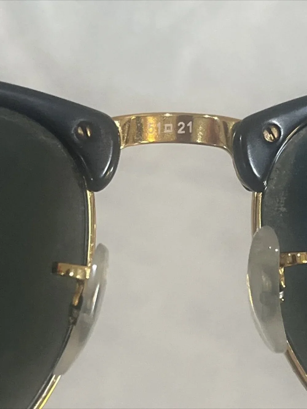 Ray-Ban RB3016 Clubmaster Polarized Sunglasses Black Frame Green Lens Men - Picture 11 of 11